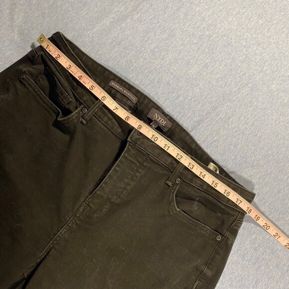 NYDJ Women's Black Barbara Bootcut Jeans Size 14  Stretchy Denim - Picture 4 of 7